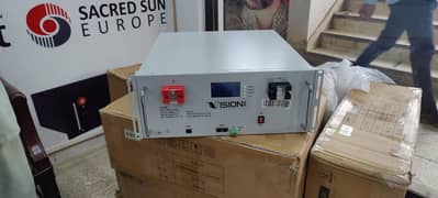 VISION 51.2V LITHIUM ION BANK -48/100AH WITH 5 YEARS WARRANTY .