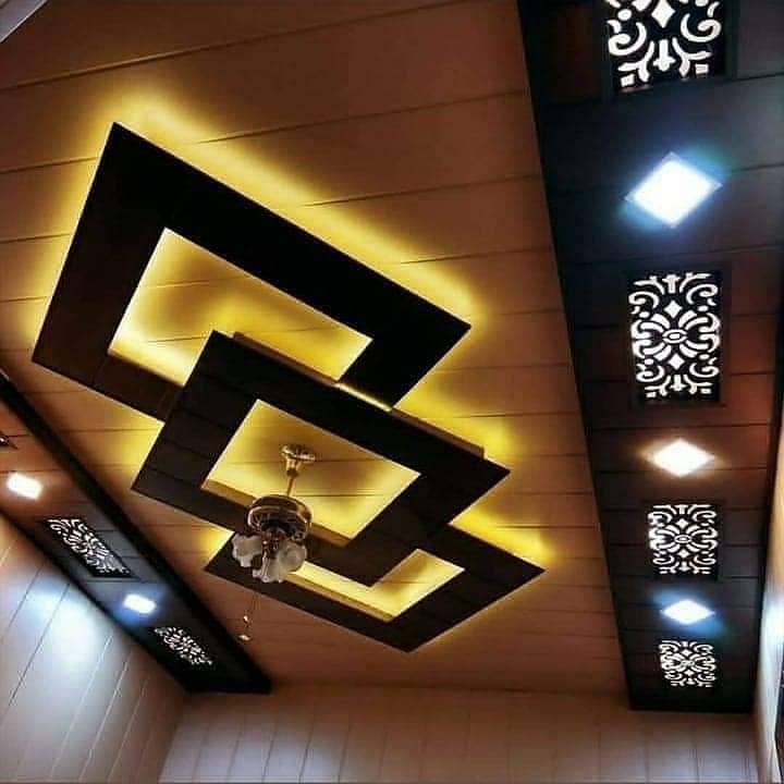 False ceiling-Room ceiling- Pvc Fancy ceiling-2x2 ceiling-room ceiling 7