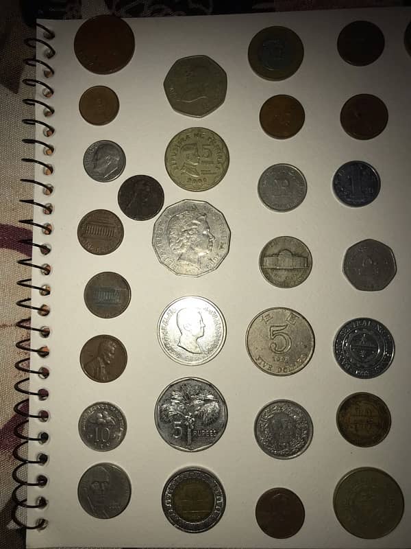 63 antique coins collection. Pakistani old antique coins. 5