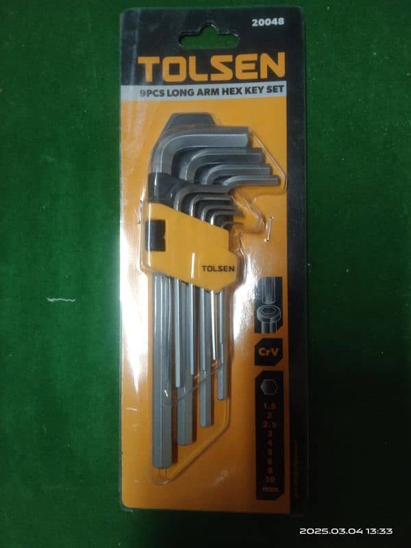 hex key set 9pcs 2