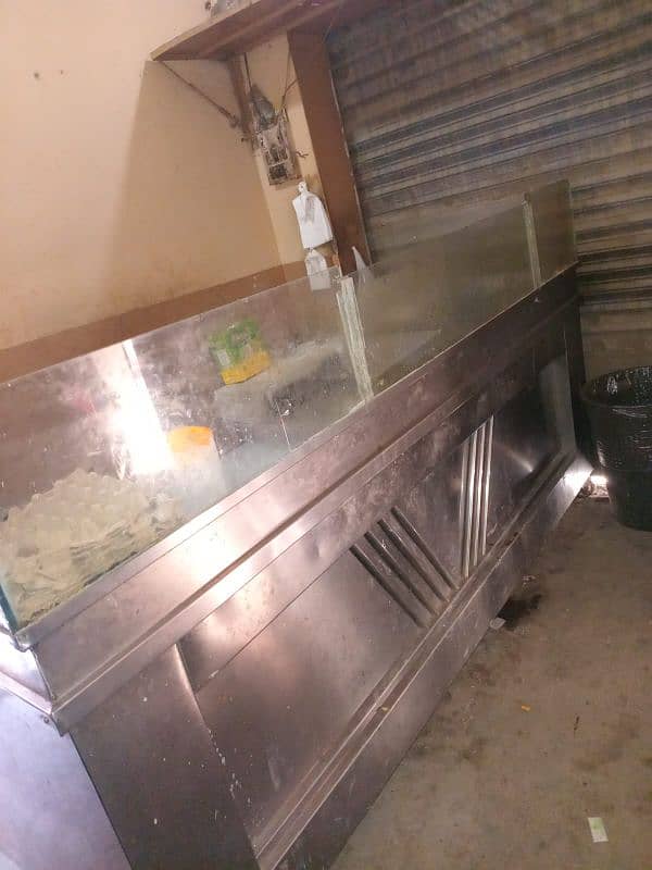 Shawarma berger counter sale 8feet / 3feet 0