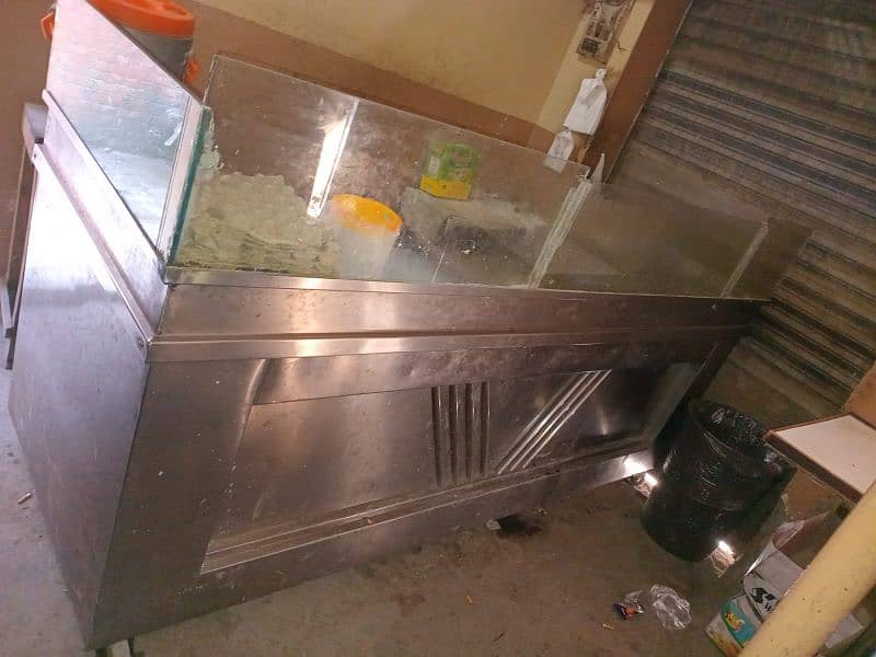 Shawarma berger counter sale 8feet / 3feet 2