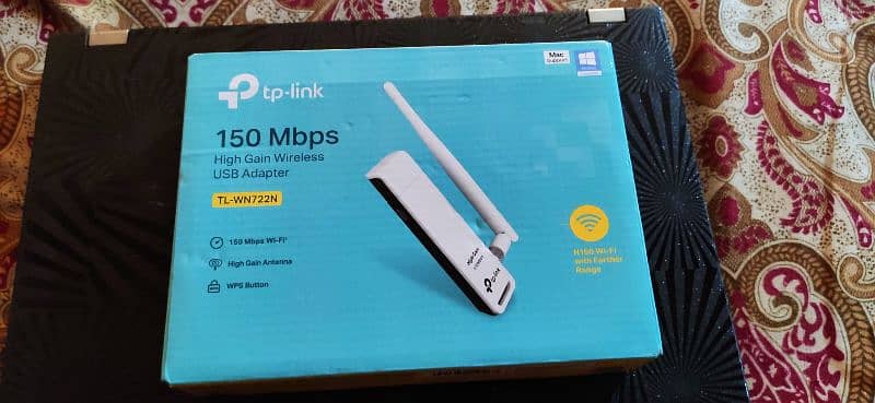 TP-link Tl-WN722N  High Gain Wireless  USB adapter 0