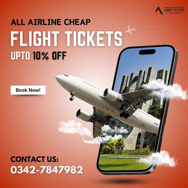 Cheapest Flight Tickets Available 7