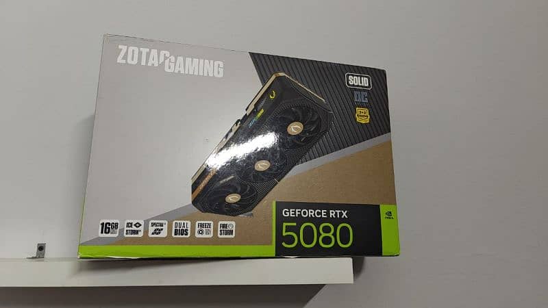 Zotac RTX 5080 SOLID OVERCLOCKED (OC)2 x years official local warranty 0