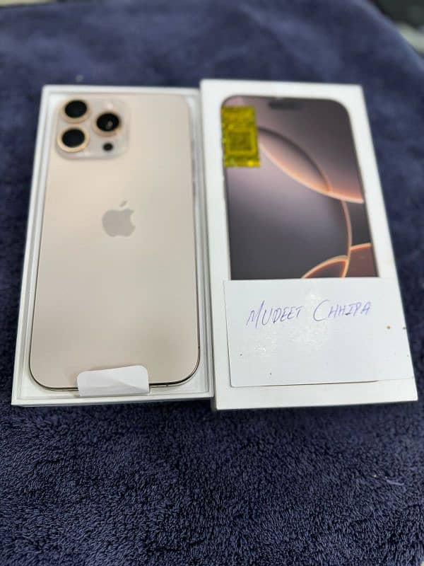 Iphone 16 Pro Max 256GB PTA APPROVED 1