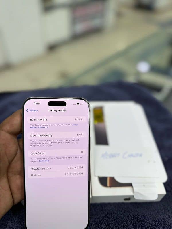 Iphone 16 Pro Max 256GB PTA APPROVED 5