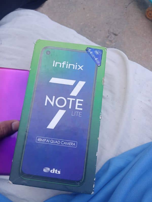 Infinix note 7lite urgent sell complete saman 2