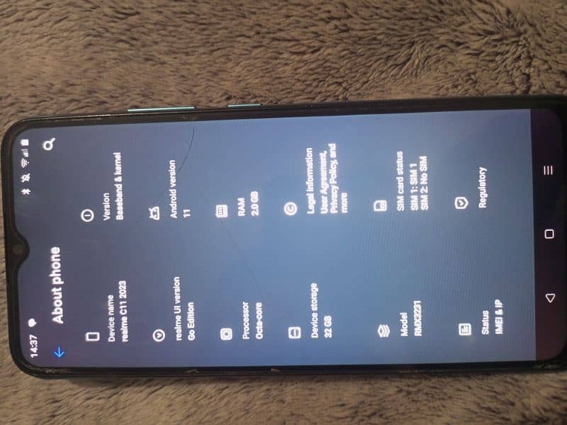 Realme C11, 2023  2-32 for sale 0