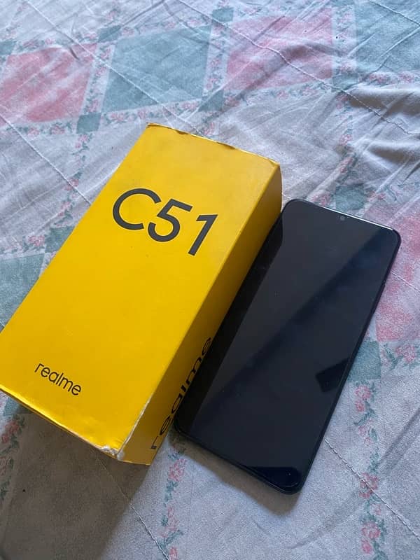 realmi c51 10/10 with box pani main girny ki waja sy koi ic bany gi 2