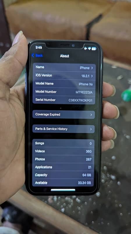 iPhone XS Factory unlock 4