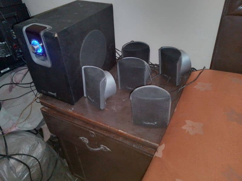 Dany Audionic 4 max 5 in 1 speaker with sub woofer imported 1