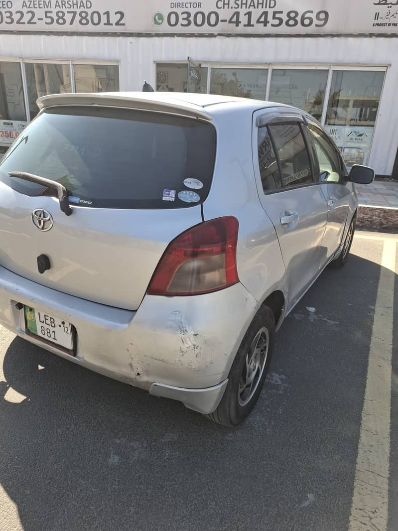 Toyota Vitz 2007 1000cc, push start,keyless entry, new enginery 4