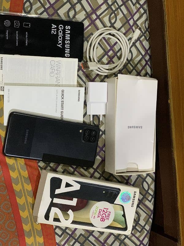 Samsung A 12 with box 2