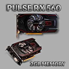 SAPPHIRE PULSE RX 560 2 GB GRAPHICS CARD