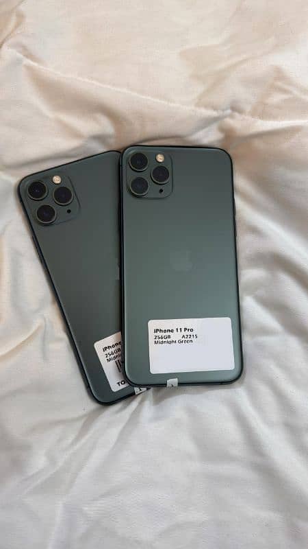 iphone 11 pro, 256gb, pta approved, midnight green 0