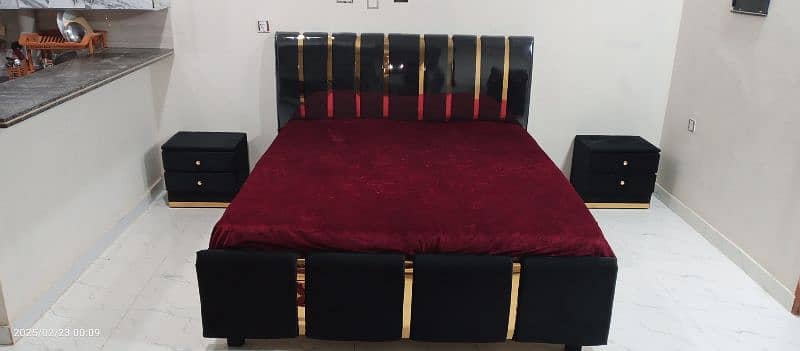 king size bed set/double bed set/tufting bed set 5