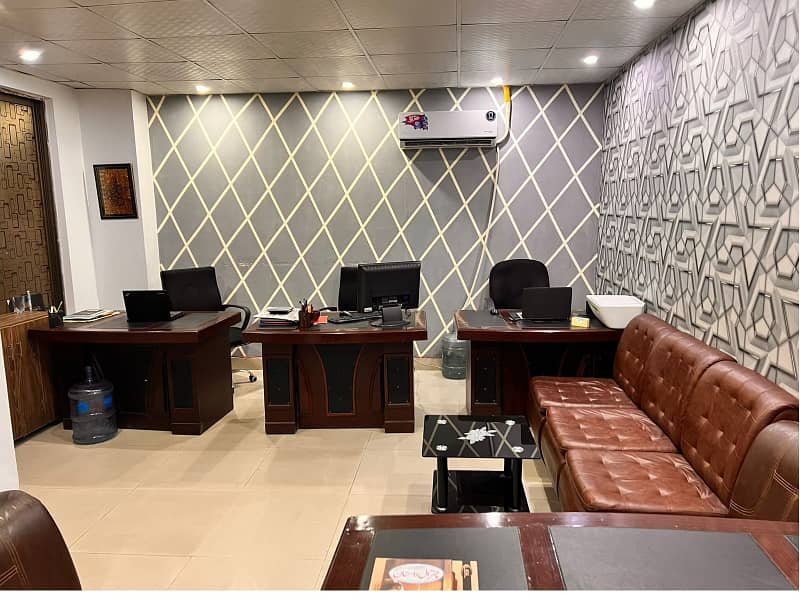 Area 330 SqFt Office For Sale Monthly Rental income 35000 in Main Boulevard Gulberg 3 Lahore 0