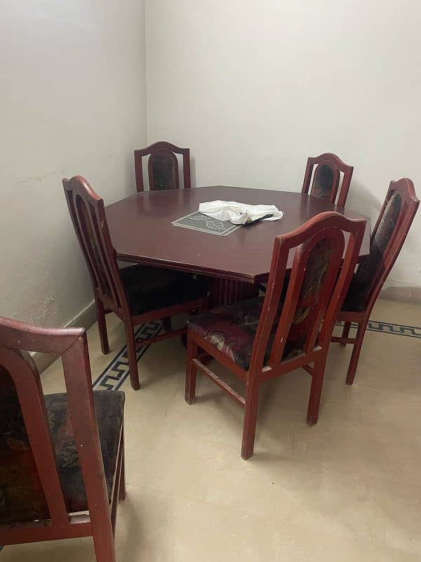 dining table with 6 chairs 0