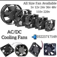 Exhaust Fan 12v DC 220V Fan Ac DC Cooling 24v 48v All Types ALL Size