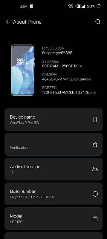 OnePlus 9 pro 5G Dual sim 3