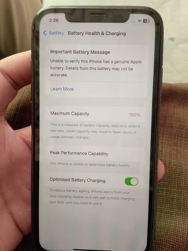 iPhone 11 Non pta 64Gb with 100% battery health 4