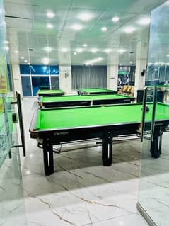 Snooker Club tables with full setup for sale in good condition