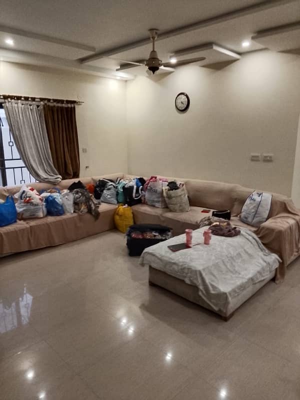 Fully Furnished One Kanal Lower portion 3 beds available for rent in Gulberg III Falcon Complex Lahore 5