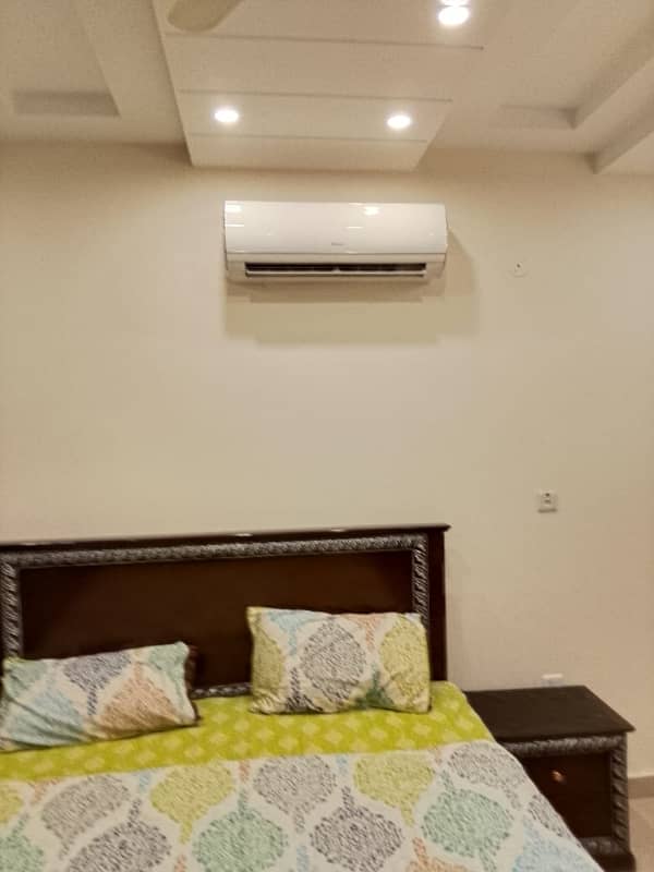 Fully Furnished One Kanal Lower portion 3 beds available for rent in Gulberg III Falcon Complex Lahore 6