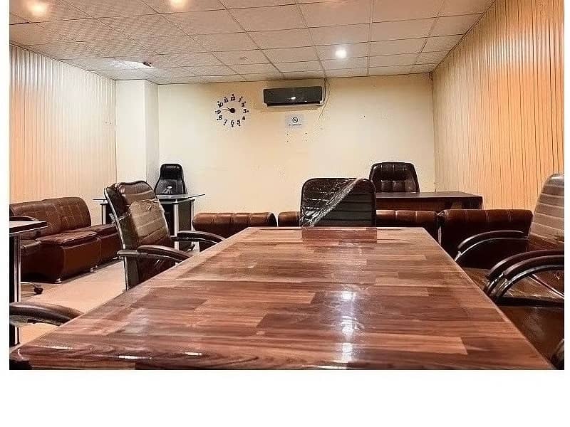 Fully Furnished Office Area 1800 Square Feet Corporate Office Available For Rent On Reasonable Rent Gulberg 3 Lahore 0