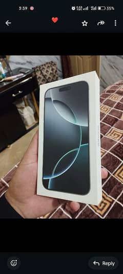 i phone 16 pro max Factor unlock 256gb white TTNM