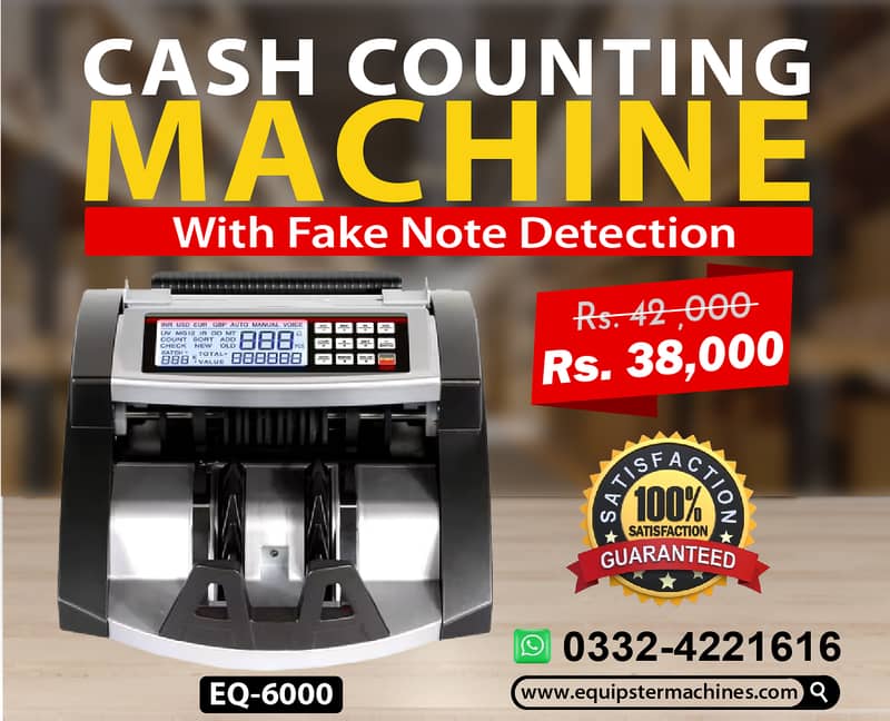currency cash counting machine with fake note detection pakistan 19