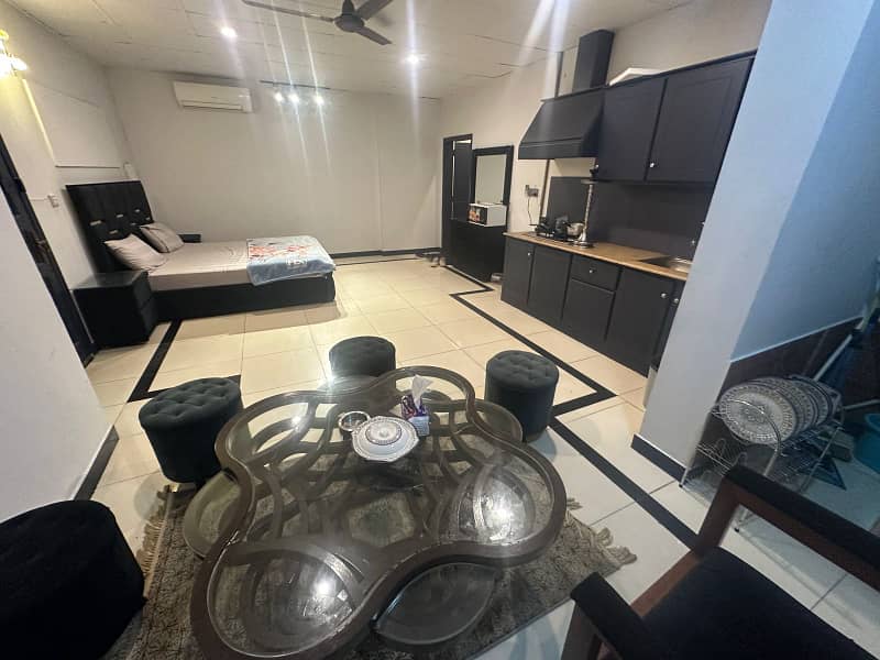 One bed fully furnished apartment available for rent in Abu dhabi tower F-11 Islamabad 9