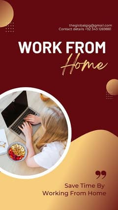 Work For Home  No Any charges