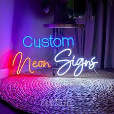 Acrylic sign, Neon Lights,Neon Sign ,3d sign board 6