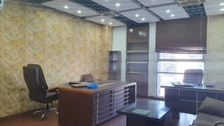 800 Square Feet Fully Furnished Commercial New Corporate OFFICE FOR RENT GULBERG 3