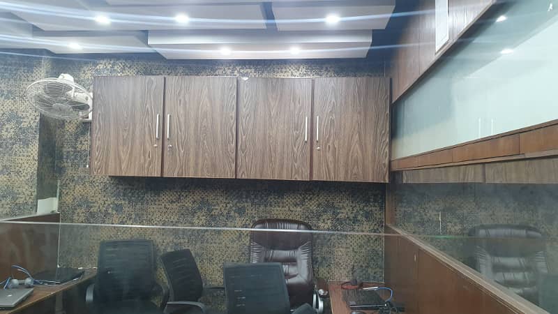 800 Square Feet Fully Furnished Commercial New Corporate OFFICE FOR RENT GULBERG 3 11