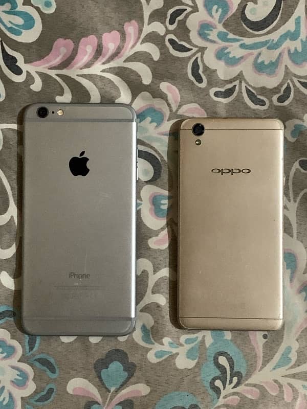 iphone 6s plus & oppo a37 0