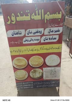 Nan Sheermal Taftan chapati