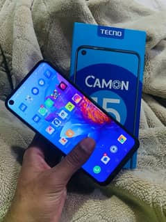 tecno camon 15 4/64 with only box all okay need cash arrgest