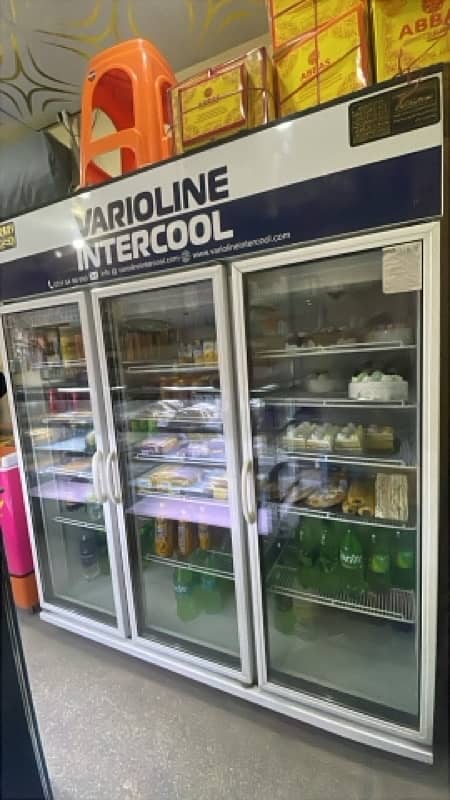 varioline intercool 3 door freezer 0