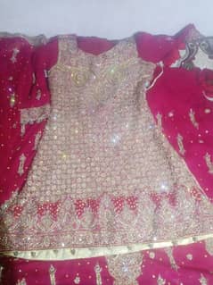 Bridle Lehnga For sale 1 Time use only what'sapp 03125880295