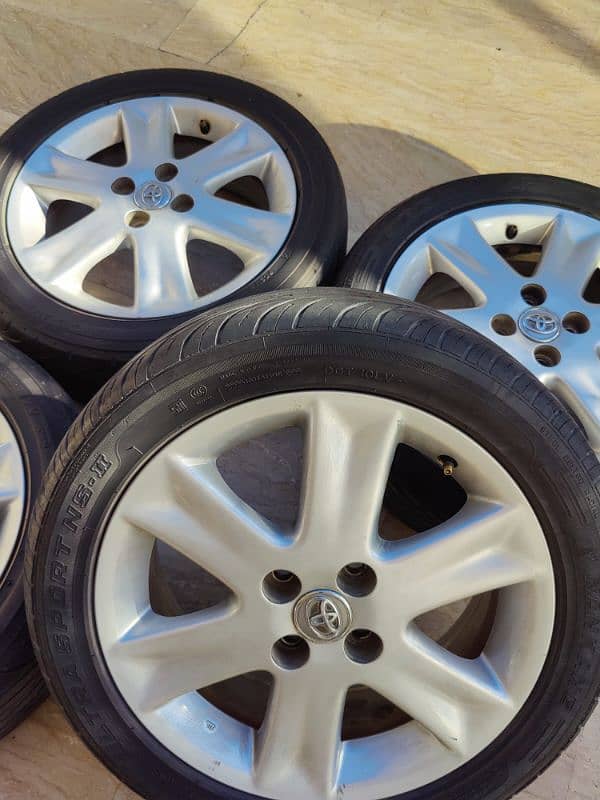 16' inches 4 nut japanese original rims 3