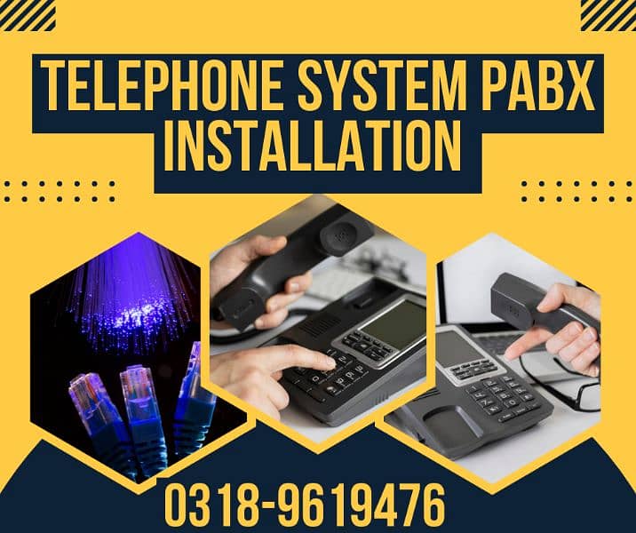 PABX Telephone System with PTCL & Intercom Support 0