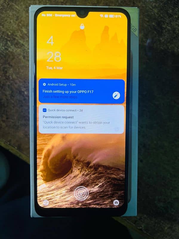 Oppo F17 Ram 8 128 complete box 5