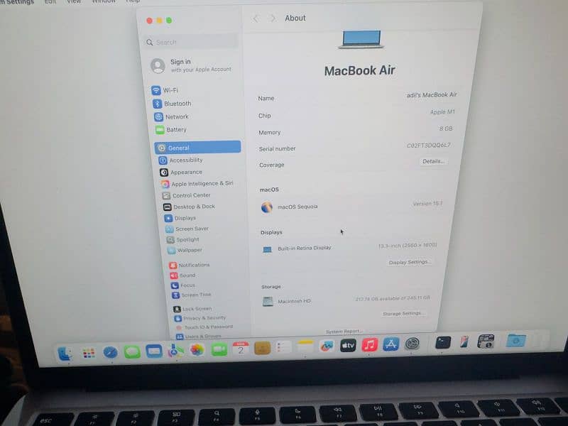 Macbook air m1 2020 8/256gb 1