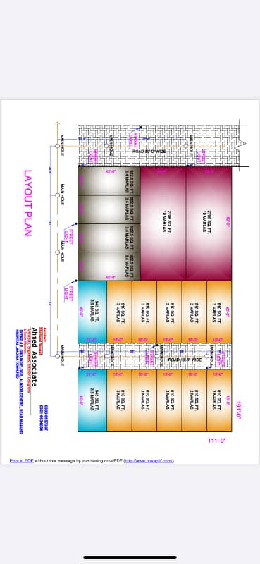 3 Marla Plots Availble for Sale in Amin Twon on Noor Fatima Road Canal Road 0