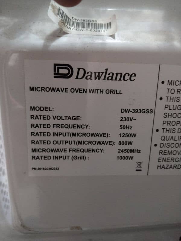 Microwave oven with Grill 5