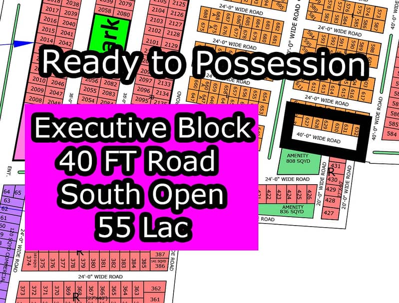 L - (40 FT Road + Executive Block) North Town Residency Phase - 01 (Surjani) 0