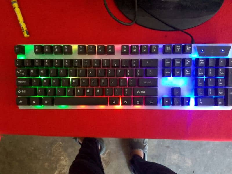 Gaming PC with RGB keyboard and mouse 5